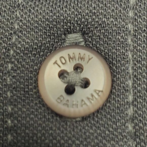 Large Tommy Bahama Mens Kohala Peak Turbulence Grey Tencel Model Polo Shirt 48" - Picture 6 of 10